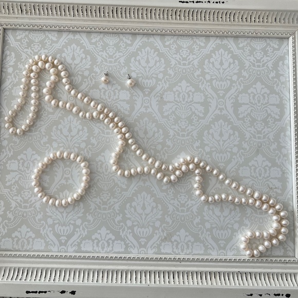 Jewelry - 3 Piece Set of Authentic Pearl Jewelry